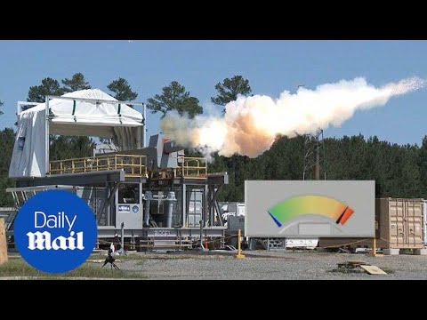 US Navy tests 'Star Wars' electromagnetic Mach 6 railgun - Daily Mail