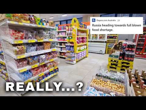 Russian TYPICAL Supermarket After 4 Years of Sanctions