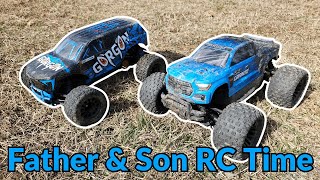 Father & Son RC Time! - Brushless Arrma Gorgon & Granite Mega