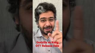 Godzilla vs Kong OTT Release Date and Time #shorts HBO Max
