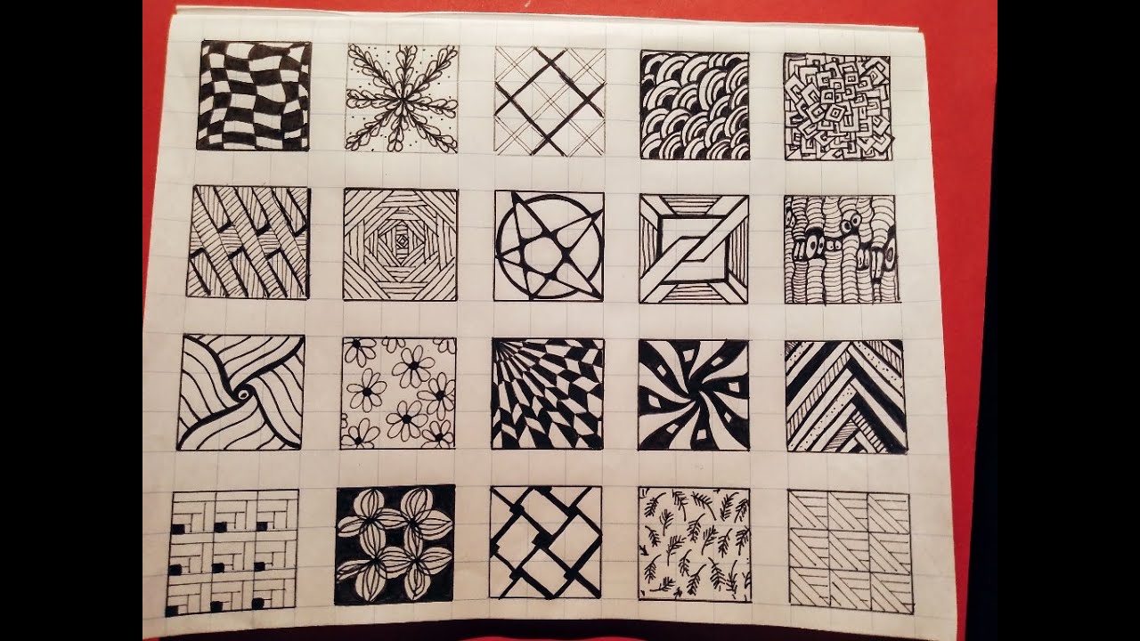 1001 Easy tangle patterns #99