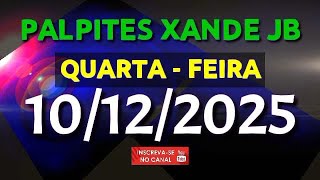 PALPITE DIA 10/12/2025 | JOGO DO BICHO TODAS AS LOTERIAS