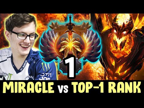 MIRACLE vs TOP-1 RANK Shadow Fiend — RAPIER COMEBACK