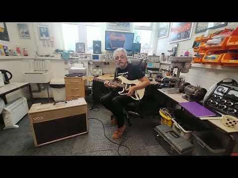 Vox AC30 1963 renovation, part 6, hear it! With John Prendo.
