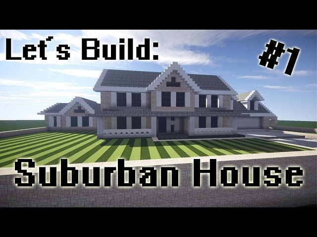 Suburban House Minecraft Map