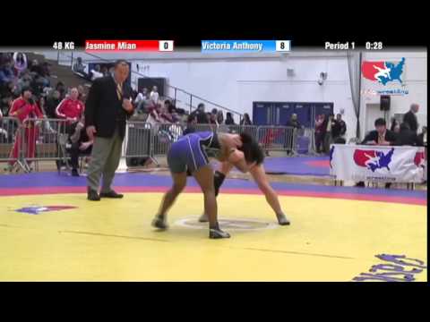 WM 48 KG   Jasmine Mian vs  Victoria Anthony