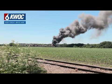 Over 21 emergency crews help battle fire at Sterling recycling plant