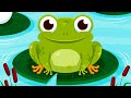 Lima Katak Bintik Kecil Versi Baru Indonesia Super Simple Songs Five Little Frogs Kids Music