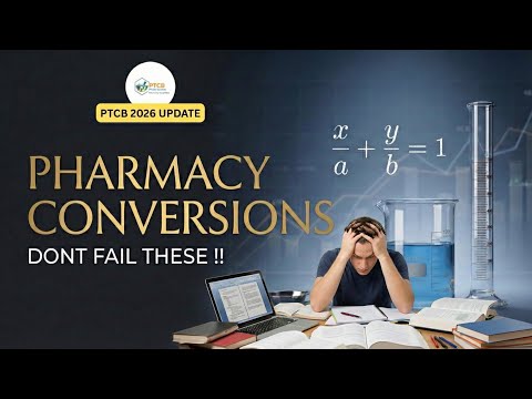Conversion Tips and Tricks for PTCB | Master Pharmacy Math Conversions