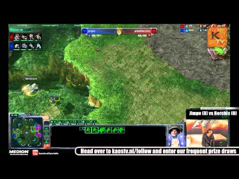 Jimbo vs Nerchio - Zotac SC2 #54 - Semi Finals map 1