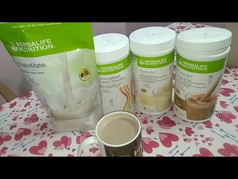 #herbalifeshake #f1 #chocolate and #venila shake చాక్లెట్ +వెనిలా షెక్ చాలా తేలికగా.#weightloss drin