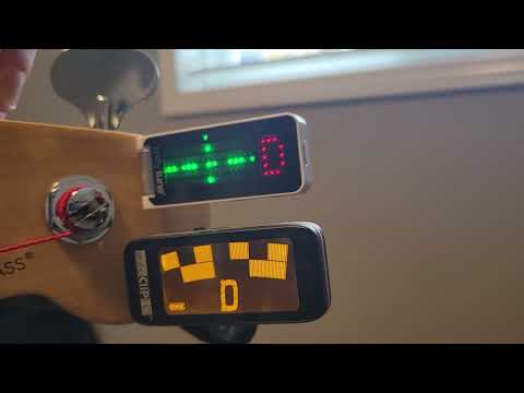 TC Electronic Polytune Clip VS Peterson StroboClip HD on Guitar & Bass