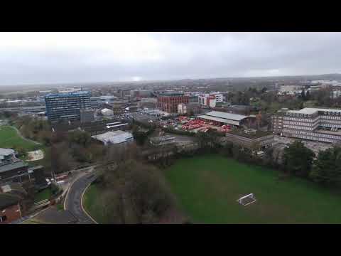 Ashford Civic Park Drone Footage 02/02/2021