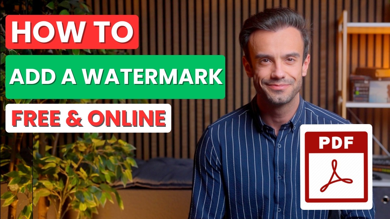 How to Add a Watermark to PDF [ Free Online App ]