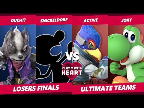 Play With Heart SSBU - Active & Jory Vs. Ouch!? & Snickeldorf - Smash Ultimate Losers Finals