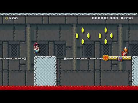 Lava-Ebene by Fabian - Super Mario Maker - No Commentary 1bn