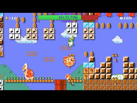 Playing The New 35th Anniversary Ninji Speedrun! (Super Mario Maker 2)