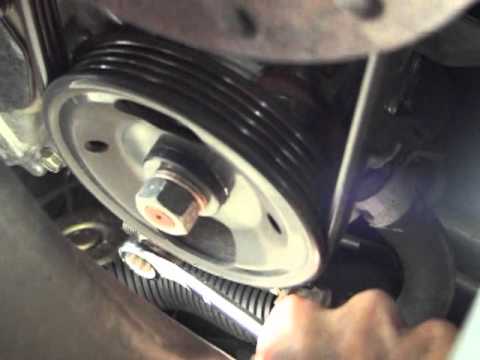 Changing Drive Belts on Nissan Quest 2006