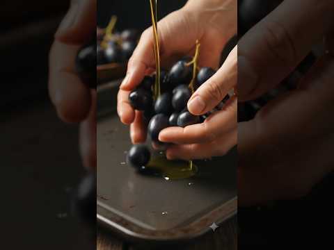 Salata od pečenog grožđa sa sirom i rukolom 🍇🥗