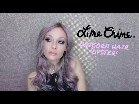 Lime Crime 'OYSTER' Unicorn Hair | How-To Color Your...