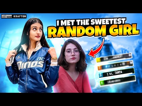 I met the Sweetest Random Girl😍🥰 | Playing with randoms | Payal gaming