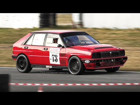 Lancia Delta HF Integrale 16V Proto: Accelerations & Great Sounding 2.0L Turbo Engine!