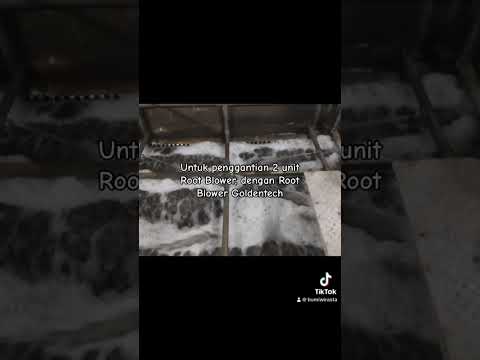 Pemasangan Root Blower GT 080 Power 7,5 KW, Apartement Pakubuwono Residence.#ipal #blower #stp #wtp