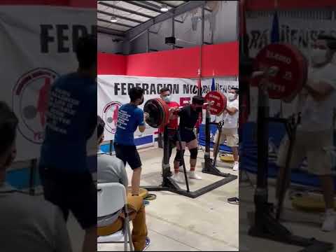 Powerlifting Nicaragua 2021 - Campeón Nacional 66 kg acumulando 637,5 kg IPF