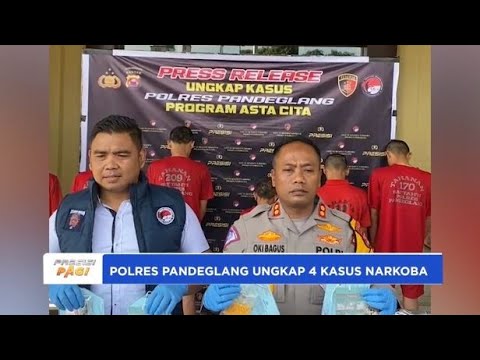 SATRES NARKOBA POLRES PANDEGLANG UNGKAP 4 KASUS PENYALAHGUNAAN NARKOBA