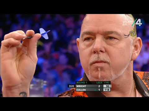 Peter Wright vs Joe Cullen  The Masters nyolcaddöntő 2020.02.01 4/3