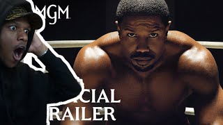 Michael B. Jordan BIGGEST FAN Reacts To Creed 3 Official Trailer