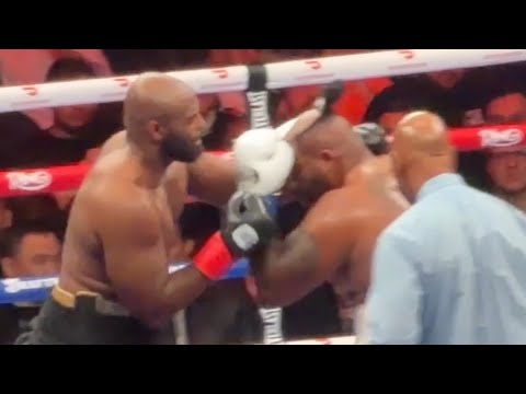 Brutal Moment: Jarrell Miller Gets His Wig Knocked Off Mid-Fight vs Kingsley Ibeh
