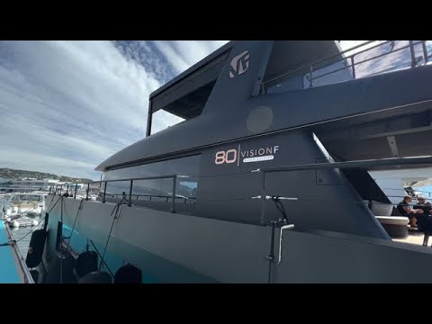 2022 VISION F 80 BLACK Catamaran: A True Wonder on the Open Seas