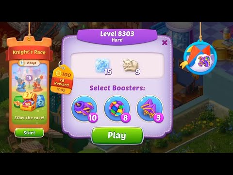 homescapes level 8303 | homescapes hard level