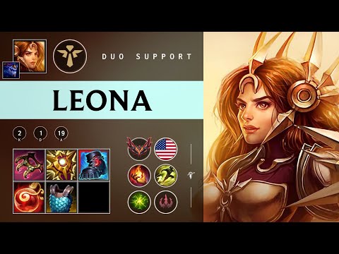 Leona Support vs Nautilus - NA Grandmaster Patch 25.24