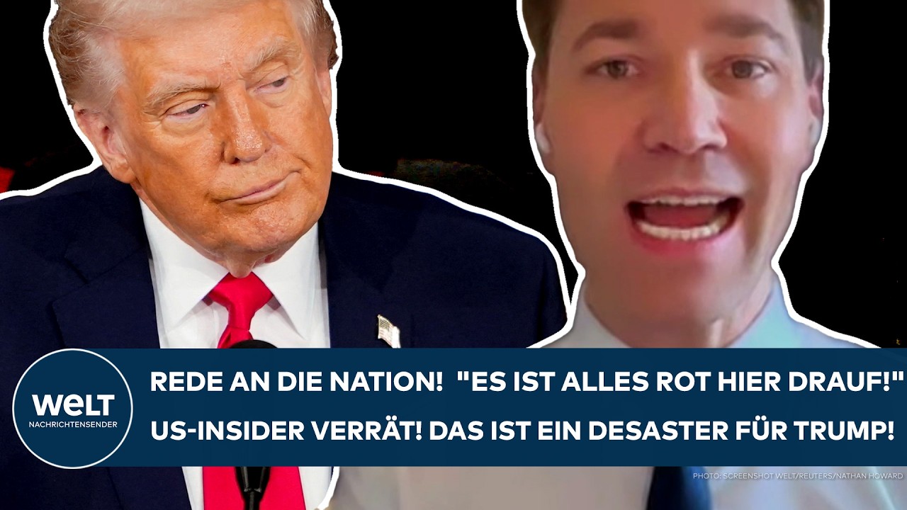 REDE ZUR LAGE DER NATION: "Es ist alles rot hier drauf!" Das ist ein Desaster für Donald Trump!