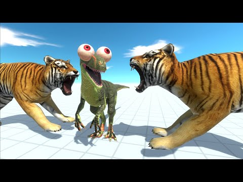 1 VS 2 Tournament CARNIVORE DINOSAURS VS ALL UNIT ARBS ANIMAL REVOLT BATTLE SIMULATOR
