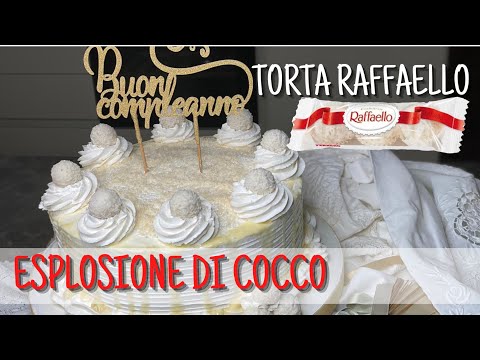 TORTA RAFFAELLO TOTAL WHITE /ESPLOSIONE DI COCCO