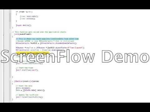 cocoa programming - timeApp