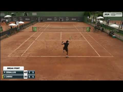 Federico Zeballos (BOL) vs Ignacio Carou (URU), Blumenau challenger, Brazil,  Q2