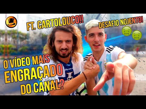 DESAFIO INSANO COM CARTOLOUCO. QUEM PERDER PAGA DESAFIO NOJENTO!!!