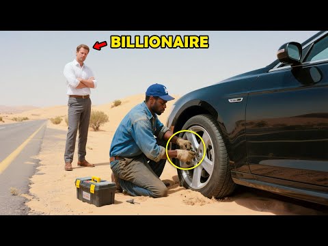 Struggling Black Mechanic Helps CEO in Desert, Days Later, He Gets a Life-Changing Surprise!