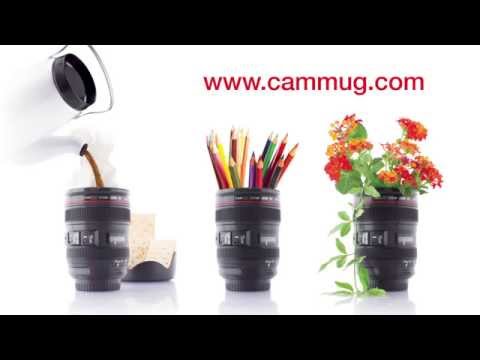 1x oder 2x Tasse im Kameraobjektiv-Design - Second Medium