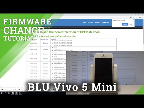 How to Flash BLU Vivo 5 Mini - Change Firmware in MTK Mobiles / BLU Flash Tutorial