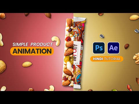 Protein Bar Motion Graphics Post in After Effects