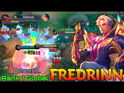 Face Me! No.1 Fredrinn HyperCarry - Top 1 Global Fredrinn by _Derennn. - Mobile Legends 
