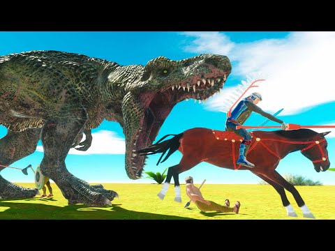 T-REX vs ARMY UNITS - Animal Revolt Battle Simulator