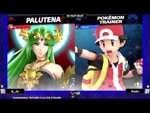 KOFN Qualifier 4 - aj__siv (Palutena) vs Drazer (Pokemon Trainer)