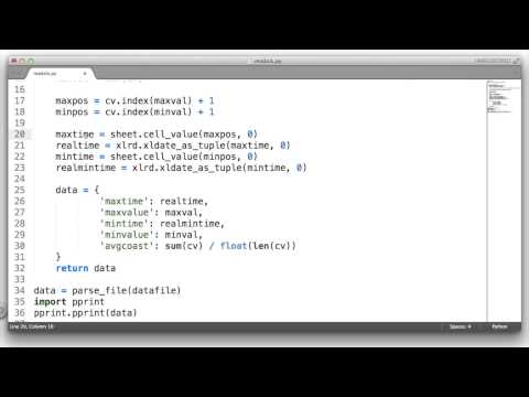 Reading Excel Files Data Wranging with MongoDB