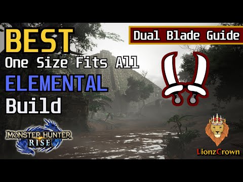 BEST one size fits all Elemental Build | DUAL BLADE GUIDE | MH Rise (Time stamps in Comments)